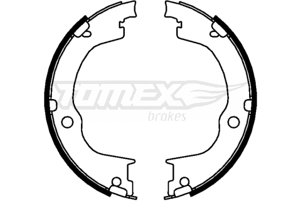 Jeu de mâchoires de frein TOMEX Brakes TX 22-77