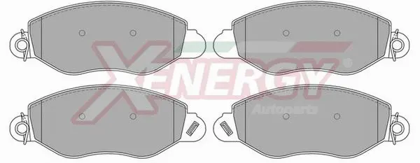 Kit de plaquettes de frein, frein à disque AP XENERGY X40772