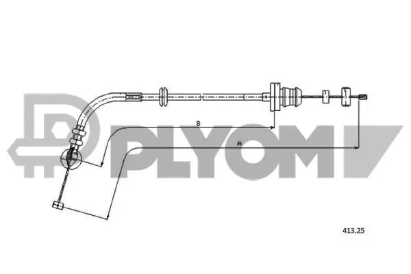 Câble d'accélération PLYOM P015858