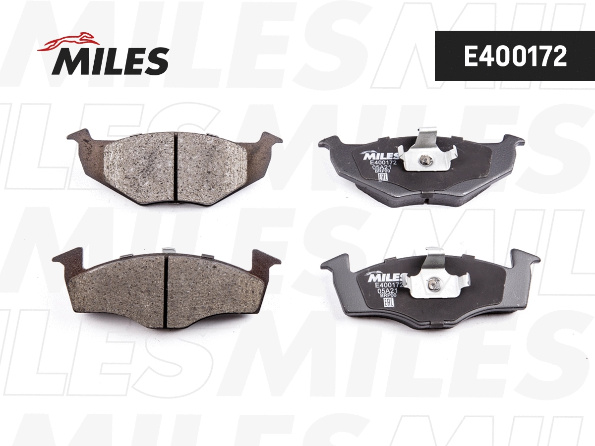 Kit de plaquettes de frein, frein à disque MILES E400172