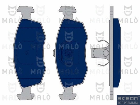 Kit de plaquettes de frein, frein à disque AKRON-MALÒ 1050078