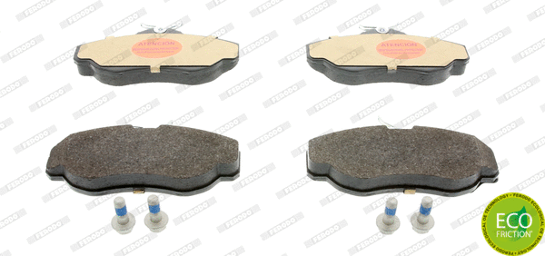 Kit de plaquettes de frein, frein à disque FERODO FDB980