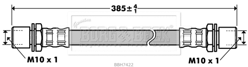 Flexible de frein BORG & BECK BBH7422