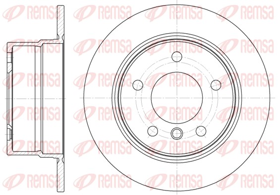 Disque de frein REMSA 6798.00