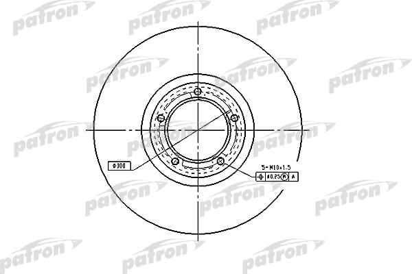 Disque de frein PATRON PBD2785