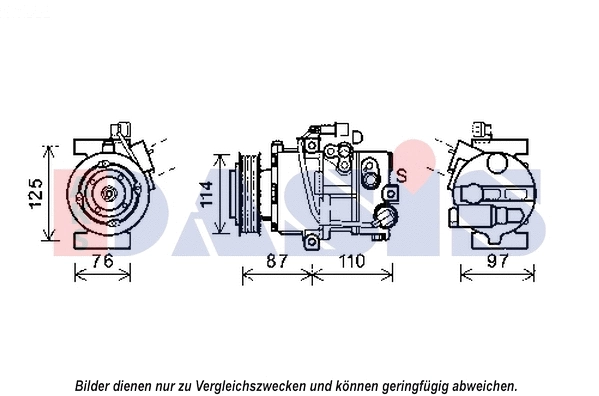 Compresseur, climatisation AKS DASIS 852573N