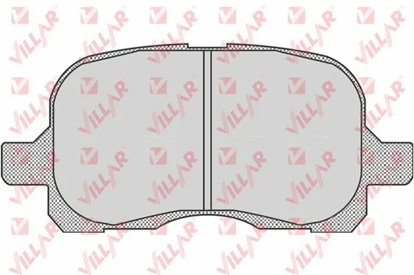 Kit de plaquettes de frein, frein à disque VILLAR 626.0768