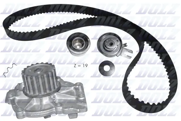 Pompe à eau + kit de courroie crantée DOLZ KD111