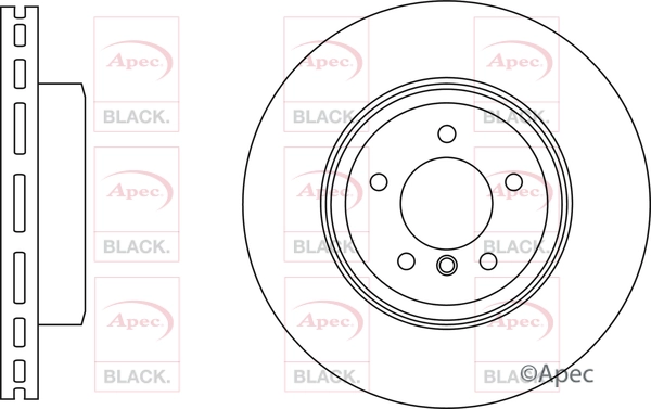 Disque de frein APEC DSK3301B