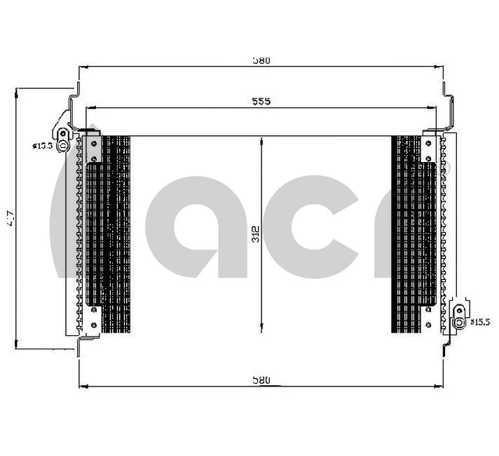 Condenseur, climatisation ACR 300533