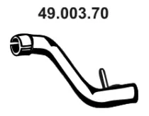 Tuyau d'échappement EBERSPÄCHER 49.003.70
