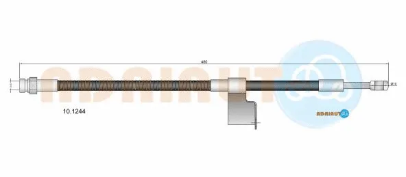 Flexible de frein ADRIAUTO 10.1244