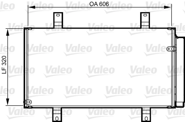 Condenseur, climatisation VALEO 814215