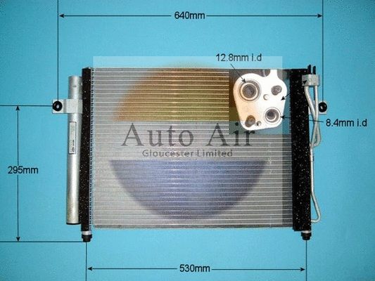 Condenseur, climatisation AUTO AIR GLOUCESTER 16-0009