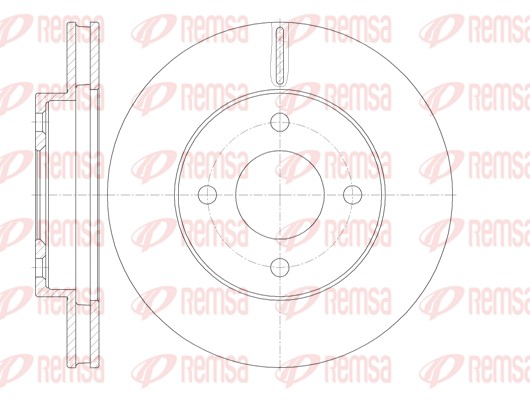 Disque de frein REMSA 62060.10
