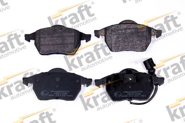 Kit de plaquettes de frein, frein à disque KRAFT AUTOMOTIVE 6000375