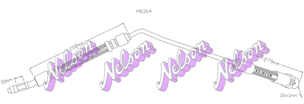 Flexible de frein KAWE H6164