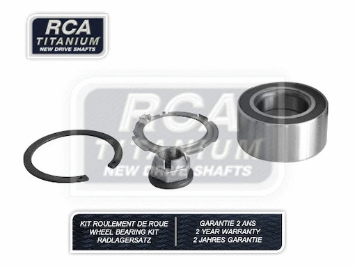 Kit de roulements de roue RCA FRANCE RCAK1258