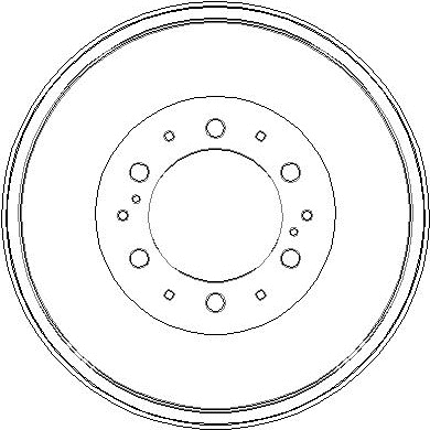 Tambour de frein National NDR357