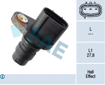 Capteur d'angle, vilebrequin FAE 79403