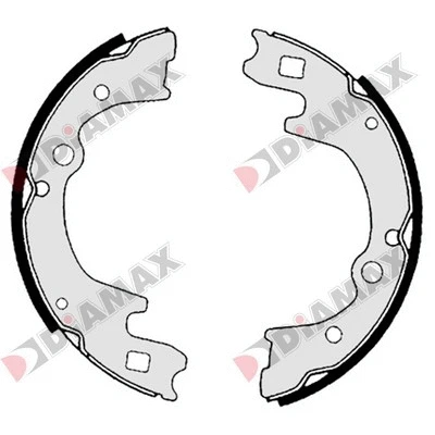 Jeu de mâchoires de frein DIAMAX N01321