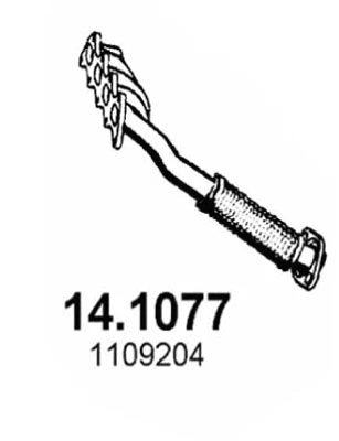 Tuyau d'échappement ASSO 14.1077