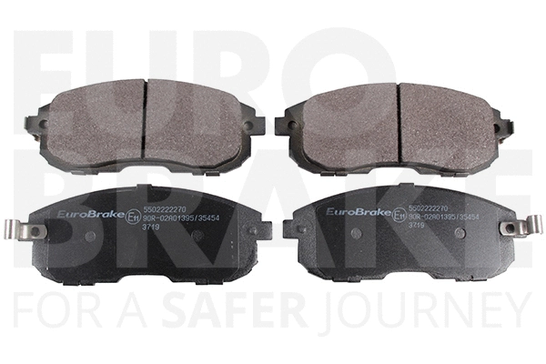 Kit de plaquettes de frein, frein à disque EUROBRAKE 5502222270