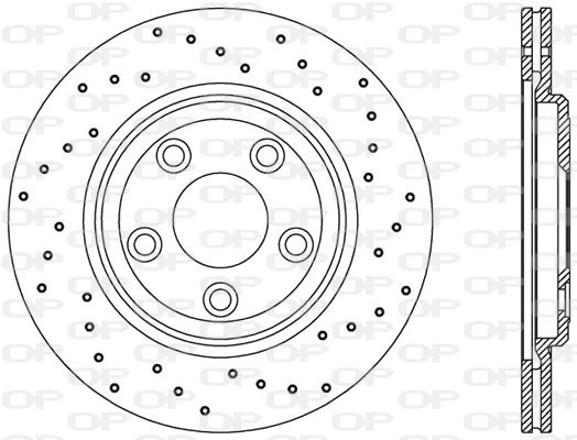 Disque de frein OPEN PARTS BDRS2358.25