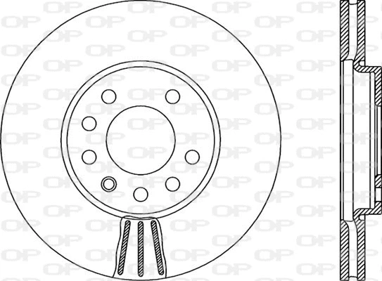Disque de frein OPEN PARTS BDR1991.20
