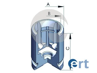 Piston, étrier de frein ERT 150757-C