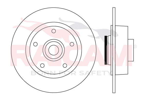 Disque de frein RAICAM RD01544