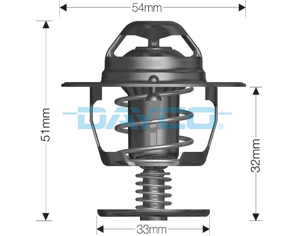 Thermostat, liquide de refroidissement DAYCO-AU DT78A