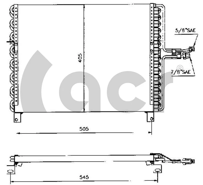 Condenseur, climatisation ACR 300286