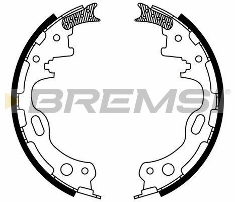 Jeu de mâchoires de frein BREMSI GF0840