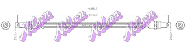 Flexible de frein KAWE H3512