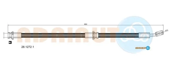 Flexible de frein ADRIAUTO 28.1272.1