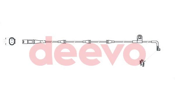 Contact d'avertissement, usure des plaquettes de frein DEEVO BW15780