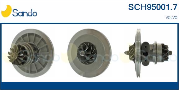 Groupe carter, turbocompresseur SANDO SCH95001.7
