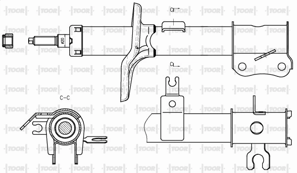 Amortisseur TOOR SG11450