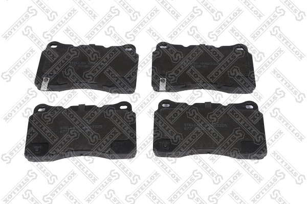 Kit de plaquettes de frein, frein à disque STELLOX 677 032B-SX