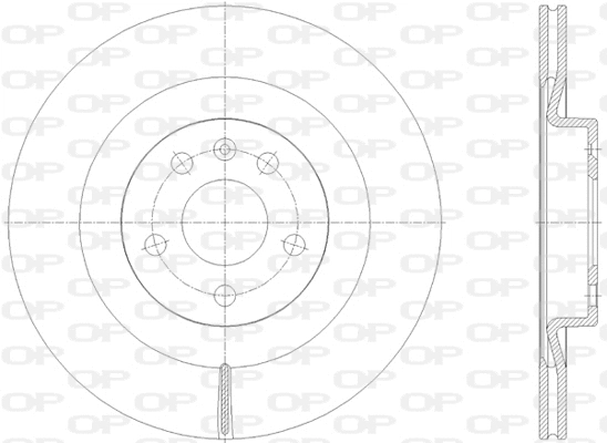 Disque de frein OPEN PARTS BDR2827.20