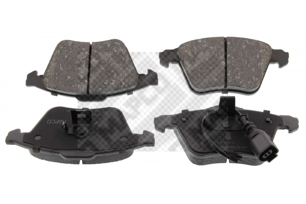 Kit de plaquettes de frein, frein à disque MAPCO 6791