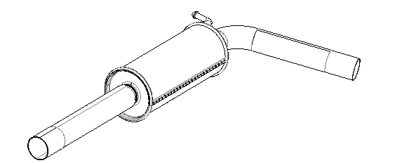 Silencieux central Vellerand 15722