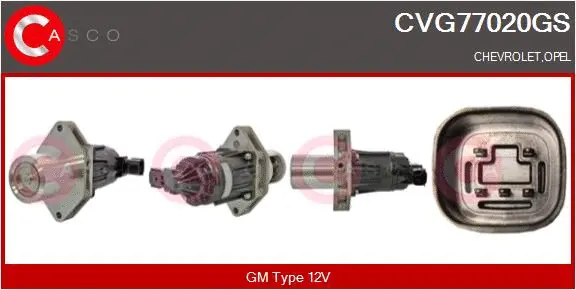 Vanne EGR CASCO CVG77020GS