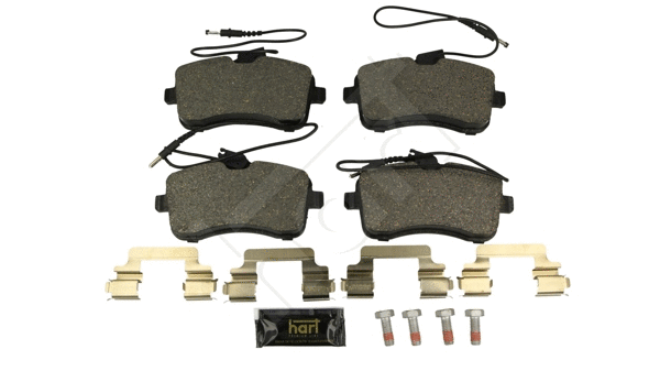 Kit de plaquettes de frein, frein à disque HART 248 927