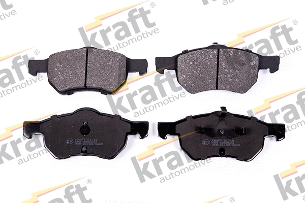 Kit de plaquettes de frein, frein à disque KRAFT AUTOMOTIVE 6008533