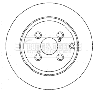 Disque de frein BORG & BECK BBD4380