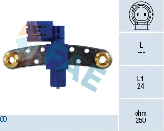 Capteur d'angle, vilebrequin FAE 79216