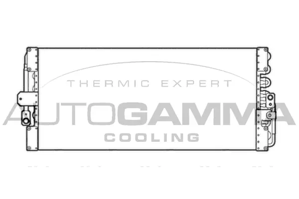 Condenseur, climatisation AUTOGAMMA 103619