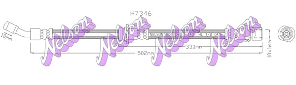 Flexible de frein KAWE H7346